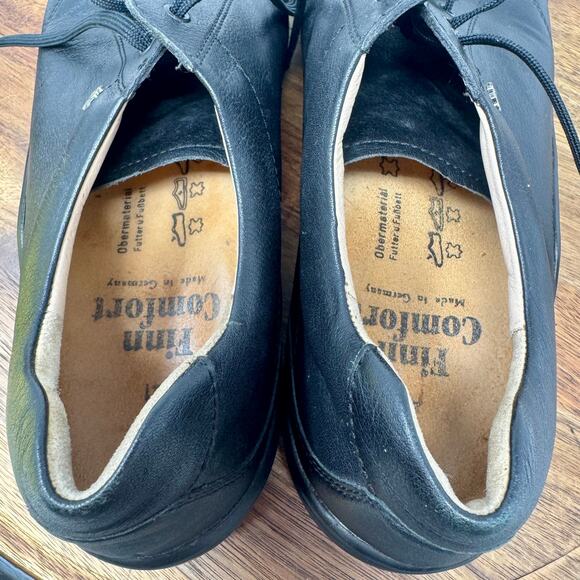 Finn Comfort Shoes Black Leather Hanoi Oxfords Women's Size EU 41/US 10-10.5 - Picture 11 of 11